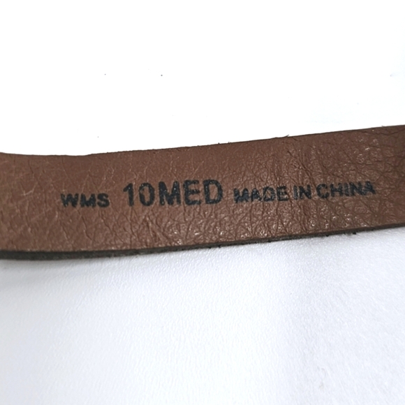 Unlisted Kenneth Cole Women's 10M Brown High Wedge Strappy Platform Sandals - Picture 2 of 12